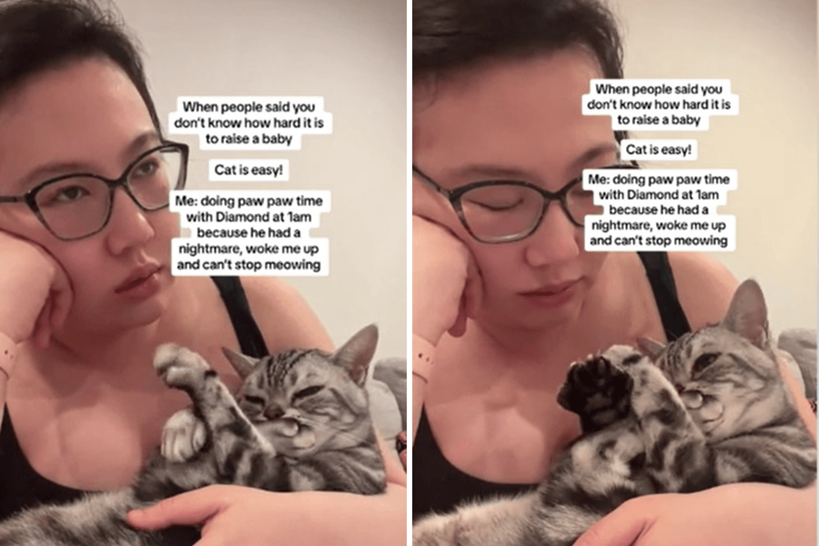 Cat mom